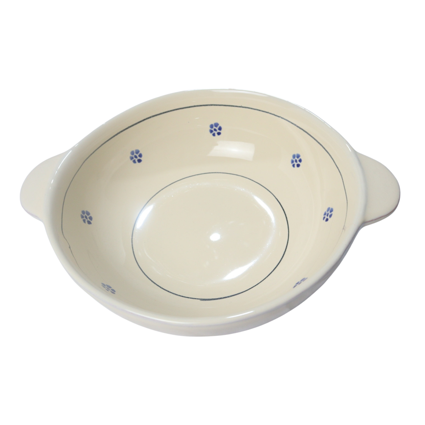 Insalatiera con manici in ceramica tradizionale (ciotola 23cm)