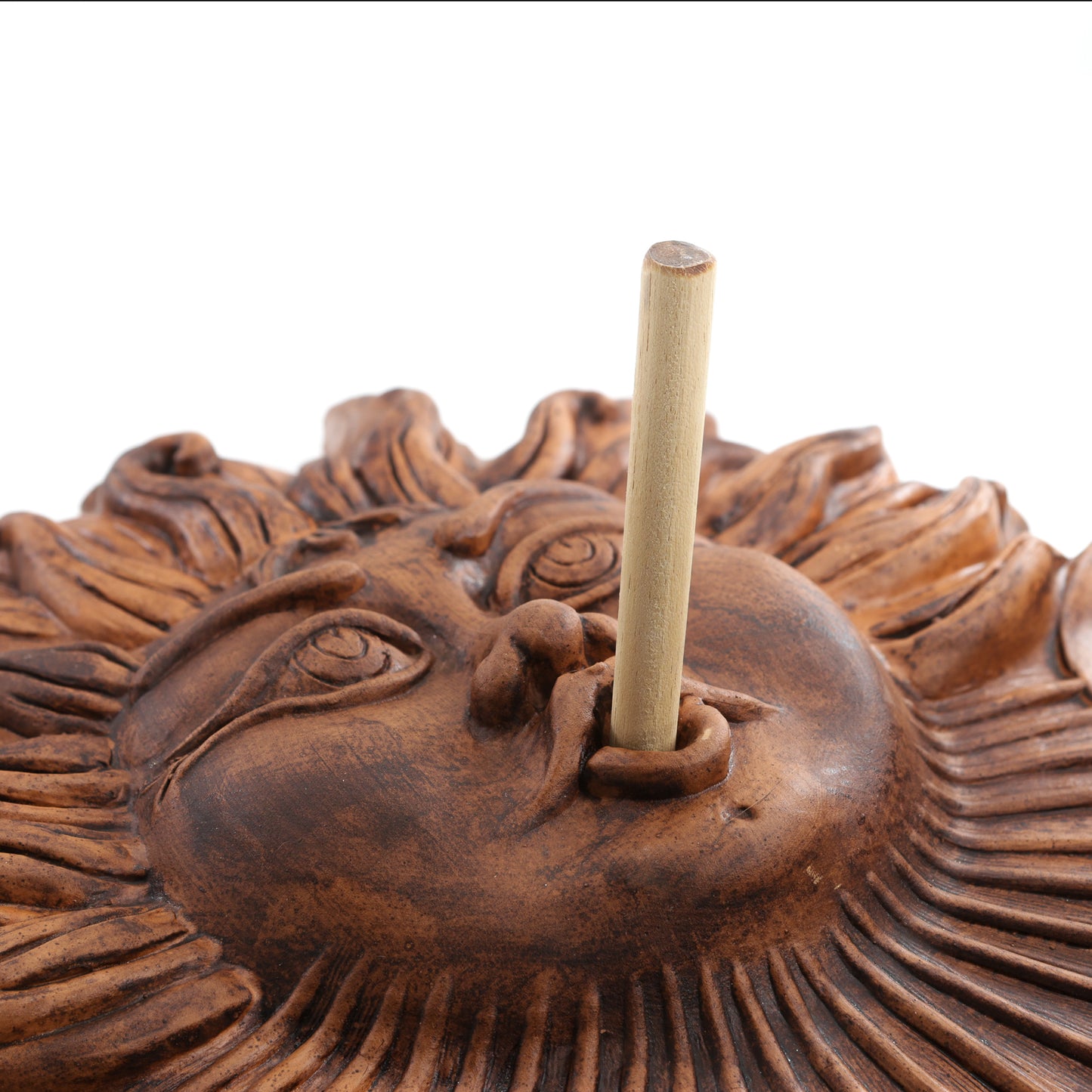 Meridiana da Parete in Terracotta effetto invecchiato– Forma di Sole