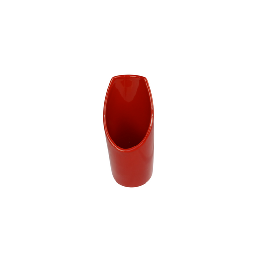 Porta bicchieri natalizio in ceramica Rosso- Verde - Bianco