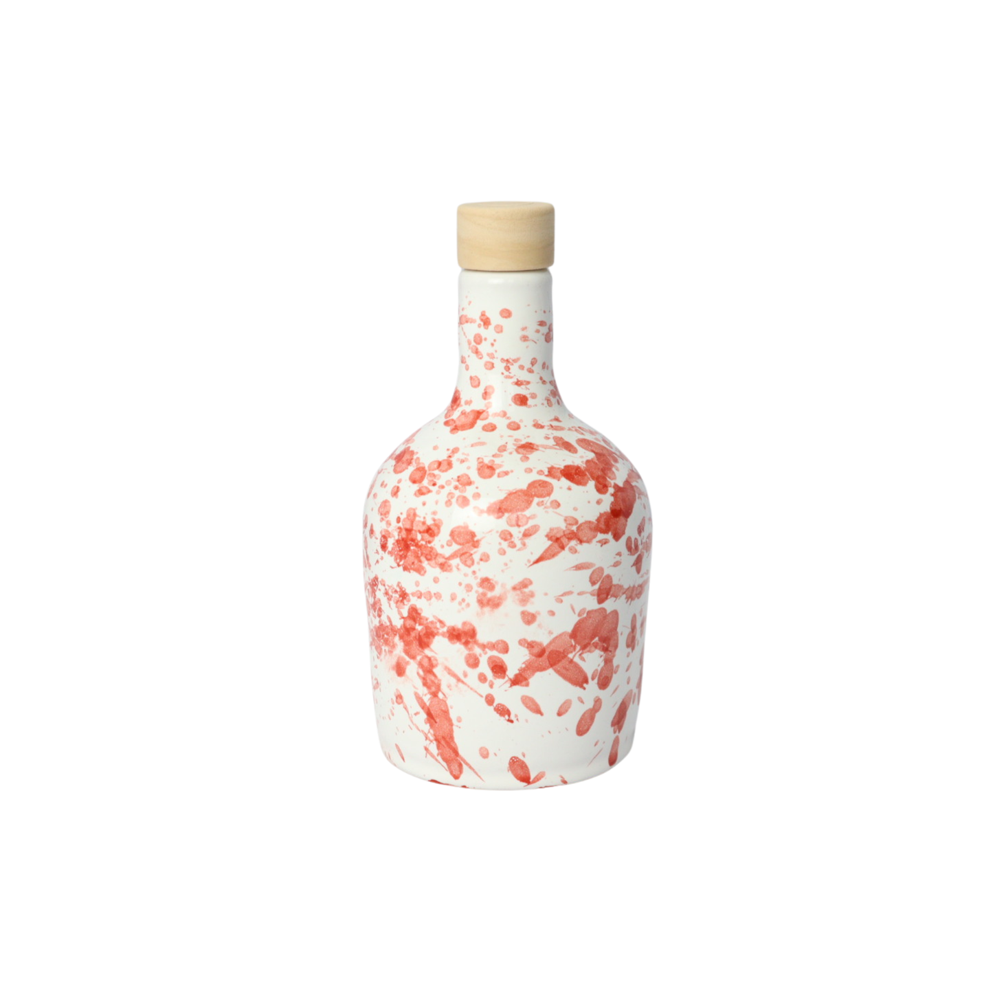 Oliera in ceramica artigianale, 400 ML  Bottiglie per olio schizzate in vari calori