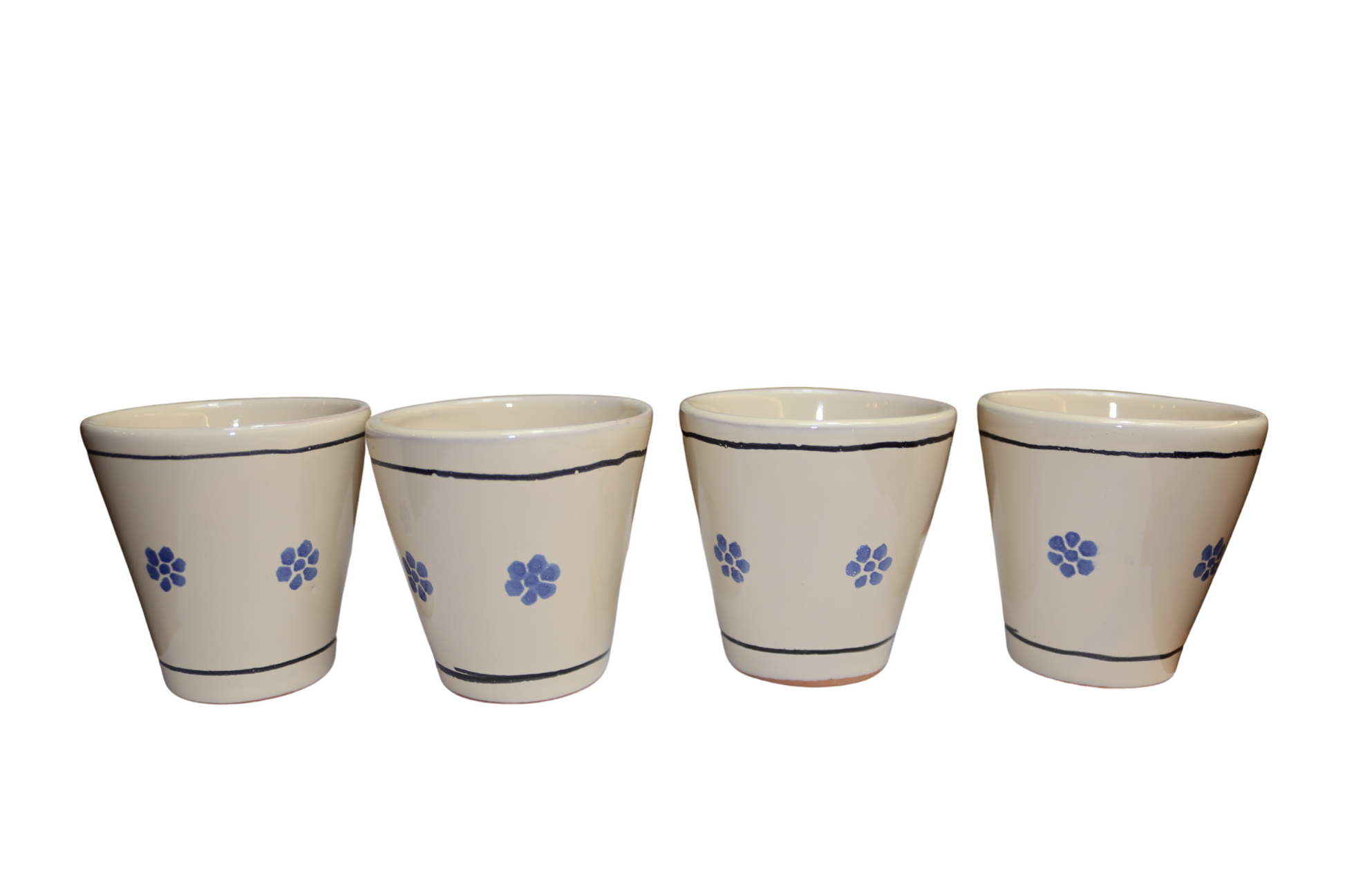 4 bicchieri da vino stile antico
